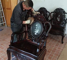 上海红木家具维修翻新